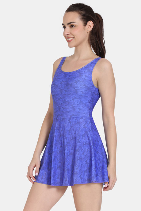 Zelocity Padded Slip-On Swimdress - Amparo Blue — image 2